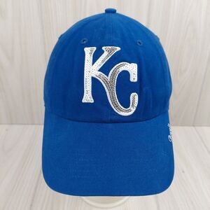 Kansas City Royals Hat Cap 47‎ Brand Blue Womens Adjustable MLB Baseball Bling
